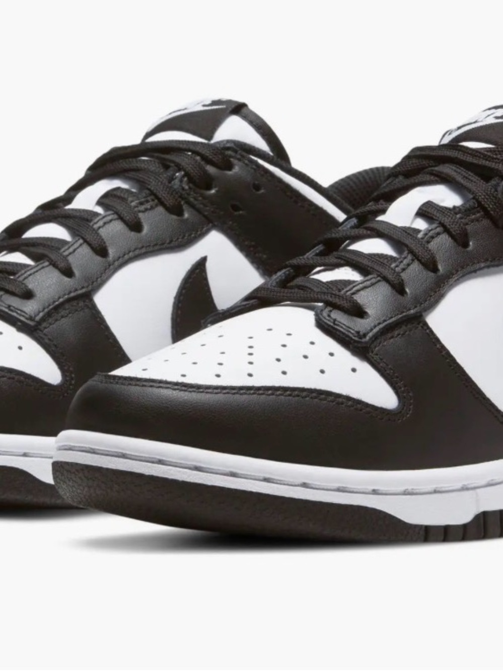 Nike Men’s Black and White Low-Top Sneakers — Retro Court Style